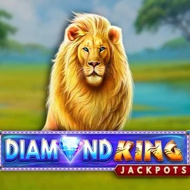 Diamond King Jackpots by SpinPlay Games, showcased at zumobets.co.nl – game logo