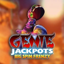 Official Jackpots logo: Genie Jackpots: Big Spin Frenzy by Blueprint Gaming at Zumobet Casino