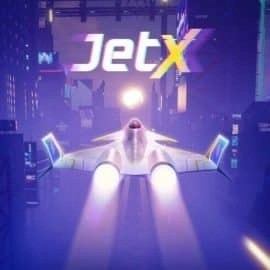jetX slot logo by SmartSoft at Zumobet CasinojetX