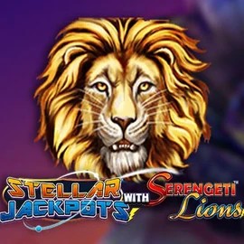 Stellar Jackpots with Serengeti Lions by Lightning Box Game, showcased at zumobets.co.nl – game logo